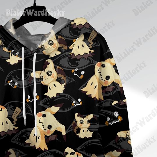 Mimikyu Hoodie Sweatshirt: Shadow Cat Ghost Anime Sweatshirt