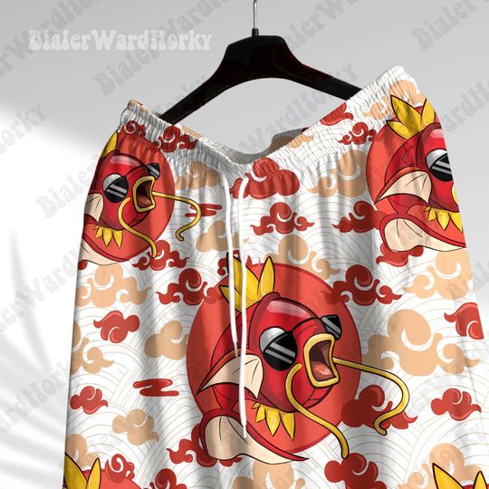 Koi Fish Hawaiian Shirt Water Theme Anime Style Men's Casual Shirt