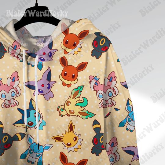 Chibi Evolution Hoodie Sweatshirt: Anime Sweatshirt Gift