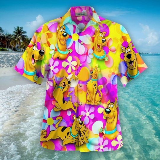 Let's Dance In The Sun Scooby Doo Hawaiian Shirt