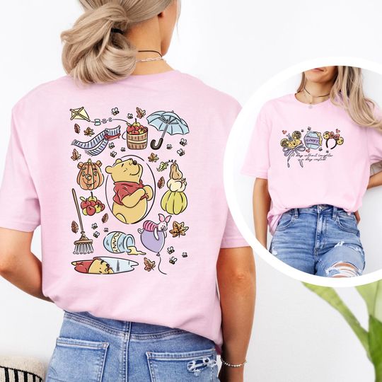 Winnie the Pooh Disney Double Sided T-Shirt