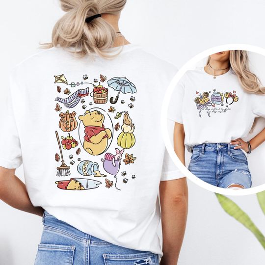 Winnie the Pooh Disney Double Sided T-Shirt