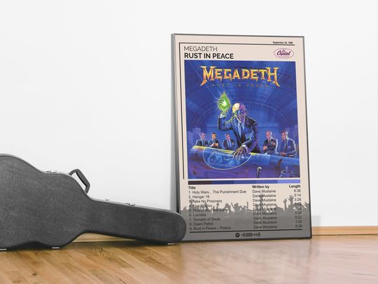 Megadeth Poster | Megadeth - Rust in Peace Poster