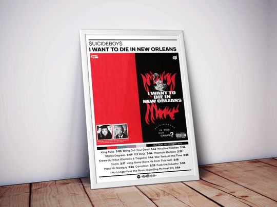 SuicideboyS Poster | I Want to Die in New Orleans Poster