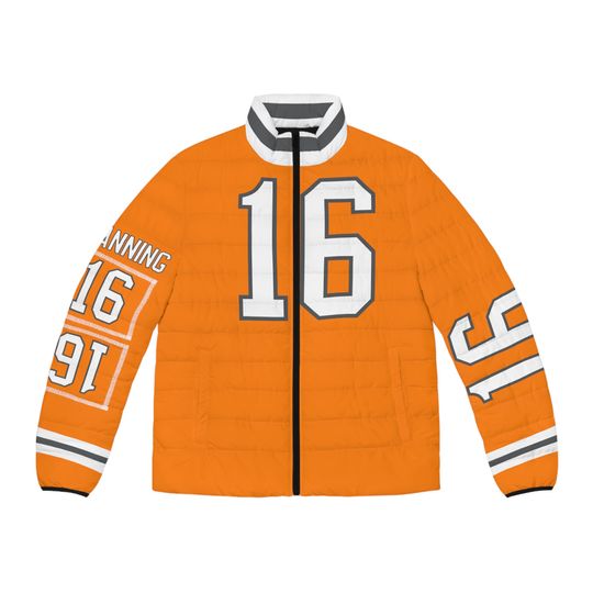 Custom Tennessee Game Day Men's Puffer Coat/ Jacket
