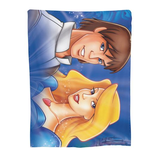 Custom Name Blanket Disney The Swan Princess Tapestry Personalized Blankets Birthday Gift Customized DIY