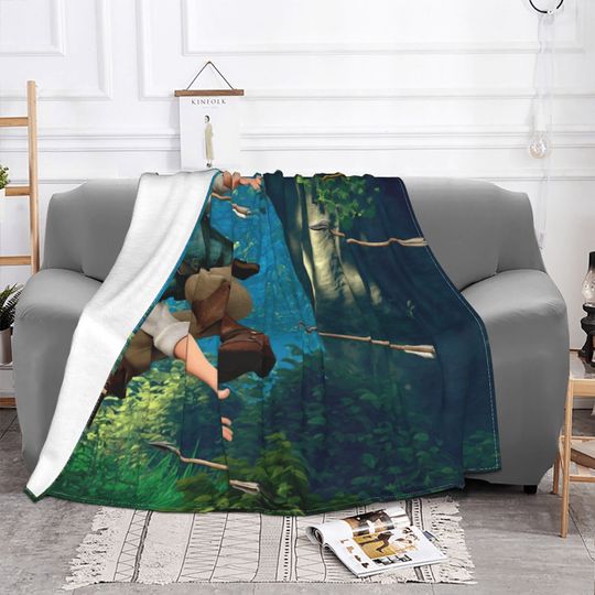 Custom Name Blanket Disney Tangled Tapestry Personalized Blankets Birthday Gift Customized DIY