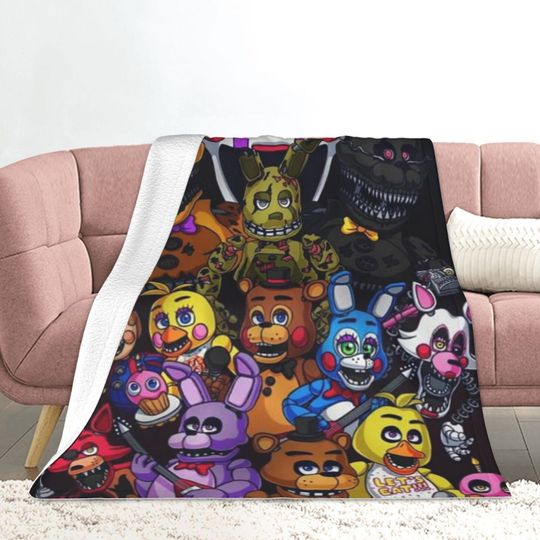 Blanket Five Nights Freddy FNAF Blankets Birthday Gift