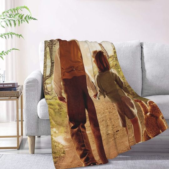 Custom Name Blanket Disney Christopher Robin Tapestry Personalized Blankets Birthday Gift Customized DIY