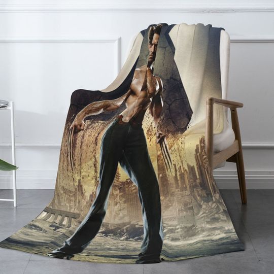 Custom Name Blanket Marvel Wolverine Personalized Blankets Birthday Gift