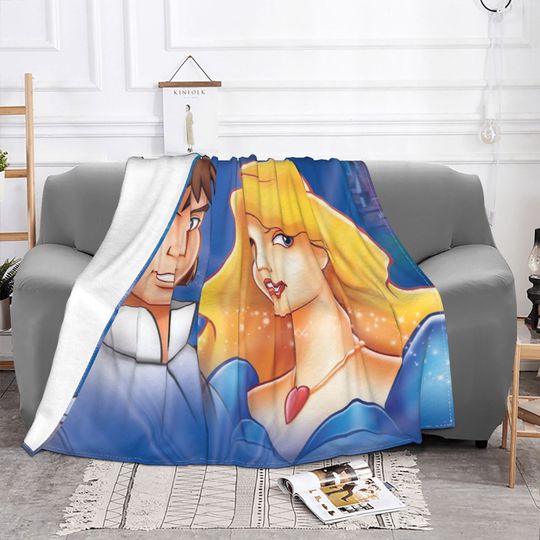 Custom Name Blanket Disney The Swan Princess Tapestry Personalized Blankets Birthday Gift Customized DIY
