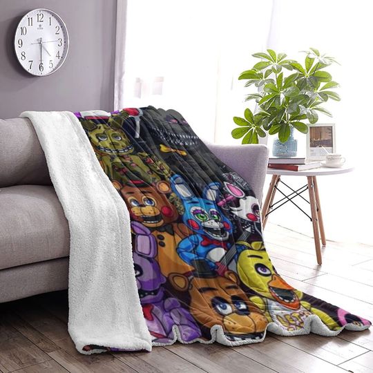 Blanket Five Nights Freddy FNAF Blankets Birthday Gift
