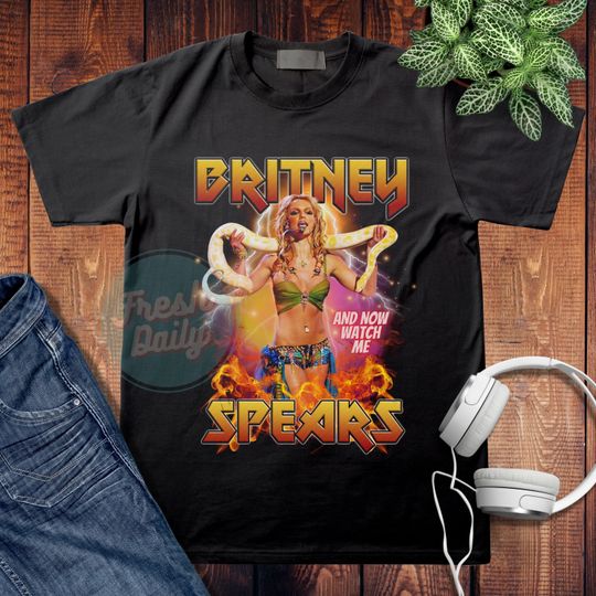 Britney Spears T-Shirt, Vintage Shirt, Music Graphic Tee