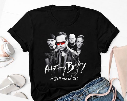 U2 Band Unisex Shirt, Achtung Baby A Tribute To U2 Shirt, Classic Rock U2 Band Tour Shirt