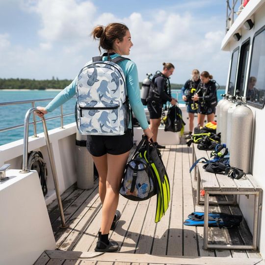 Whale Shark Camo Backpack