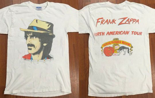 Frank Zappa 1981 You Are What You Is North American Tour Concert T-Shirt