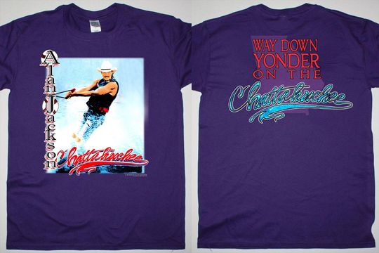 1992 Alan Jackson Way Down Yonder On The Chattahoochee T-Shirt