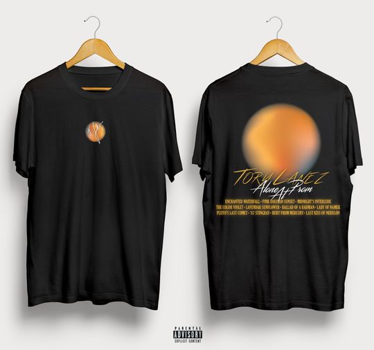 Tory Lanez Alone At Prom 80s Pop Graphic Speedin Car Concert Merch Tour Festival Double Side T-Shirt