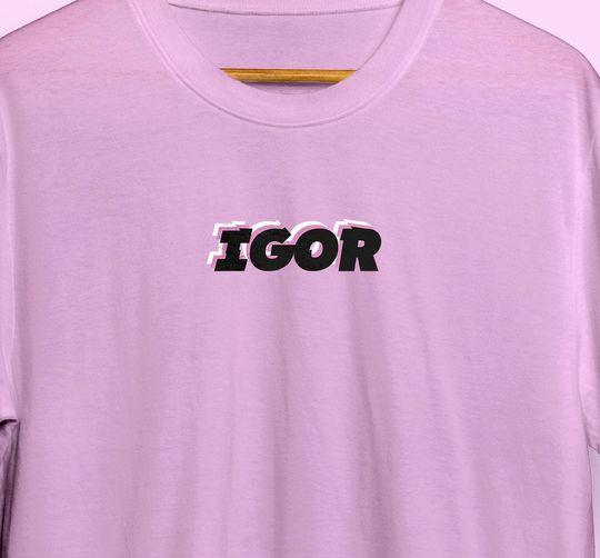 Tyler, The Creator Igor Rapper Pink Graphic Oversized Rapper Double Side T-shirt
