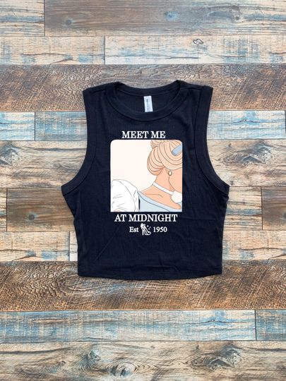 Meet me at Midnight Baby Tee, Cinde and Co Crop Tank,