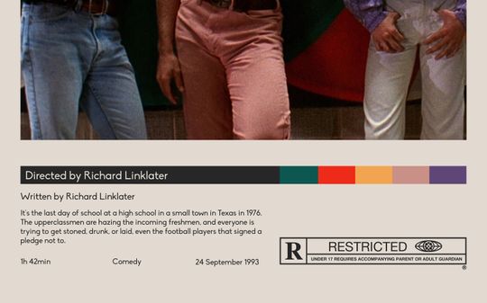 Dazed and Confused | Richard Linklater | Minimalist Movie Poster