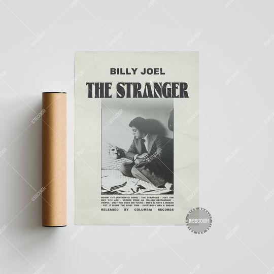 Billy Joel Posters / The Stranger Poster