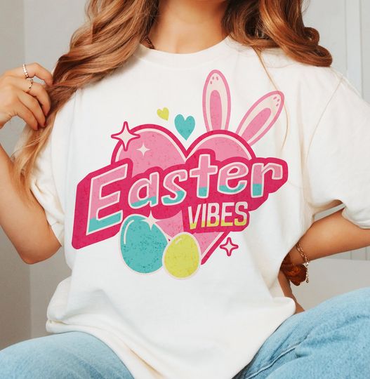 Easter Vibes Shirt, Easter Bunny Shirt, Easter Gift