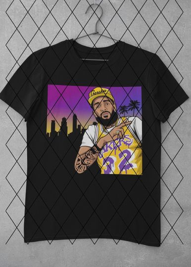 Nipsey Hussle Lakers shirt, Crensaw shirt