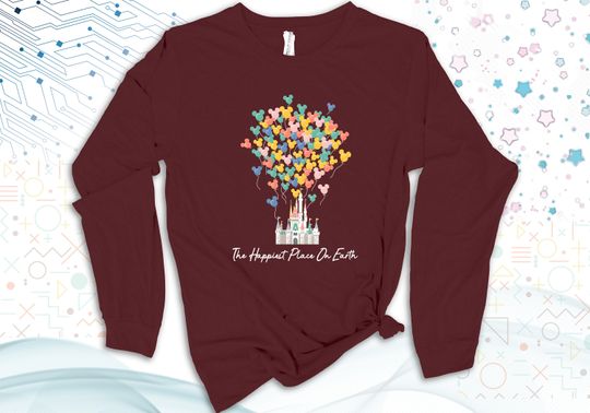 Happiest Place On Earth Long Sleeve, Disneyworld Long Sleeves