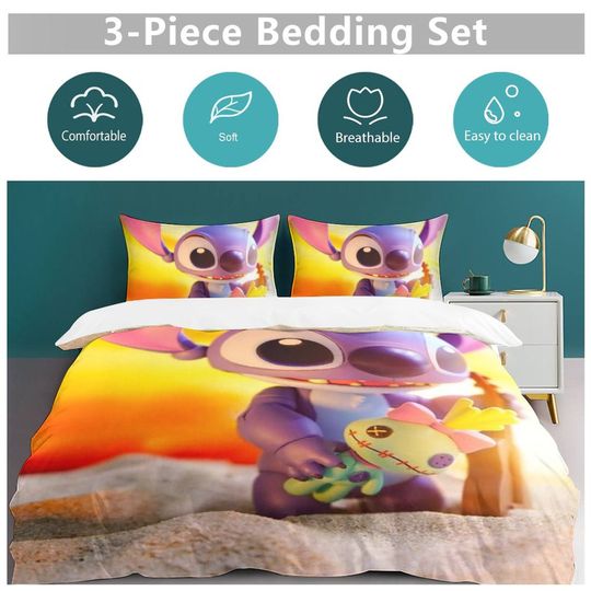 Disney Stitch Bedding Set