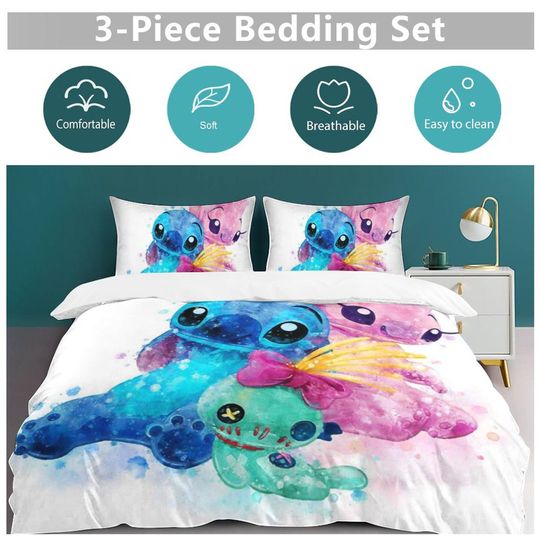 Disney Stitch Bedding Set