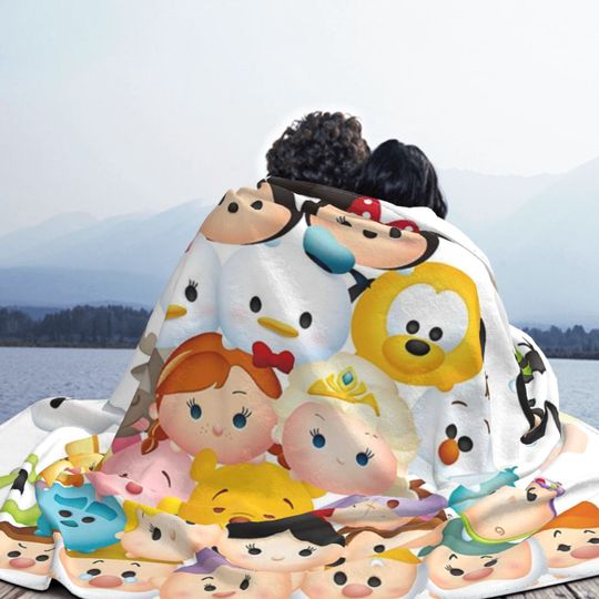 Disney Tsun Tsum Custom Name Soft Blanket