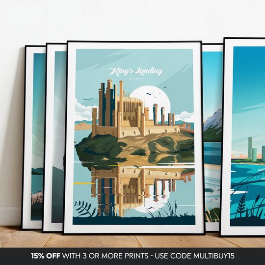 King's Landing - Westeros, Game Of Thrones poster