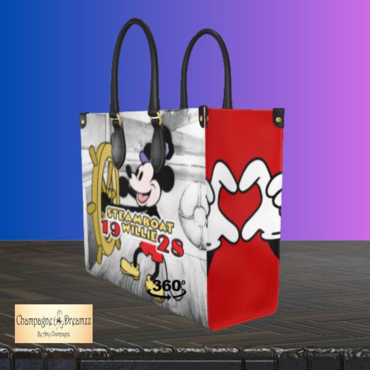 Disneyland Leather Bag, Gift For Her