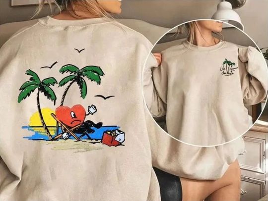 Un Verano Sin Ti Bad Bunny Retro Sweatshirt, Un Verano Sin Ti Bad Bunny Retro Shirt
