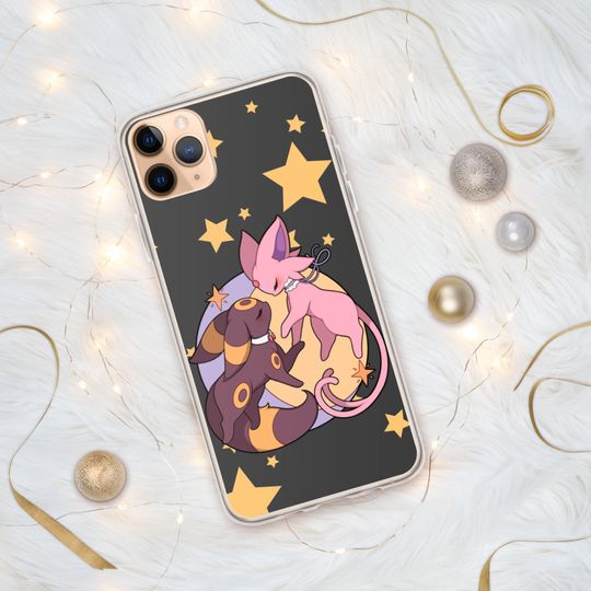 iPhone Compatible PKM Case | Espeon and Umbreon
