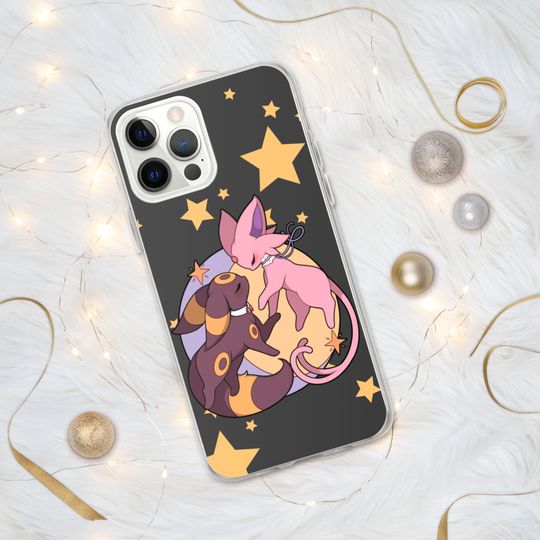 iPhone Compatible PKM Case | Espeon and Umbreon