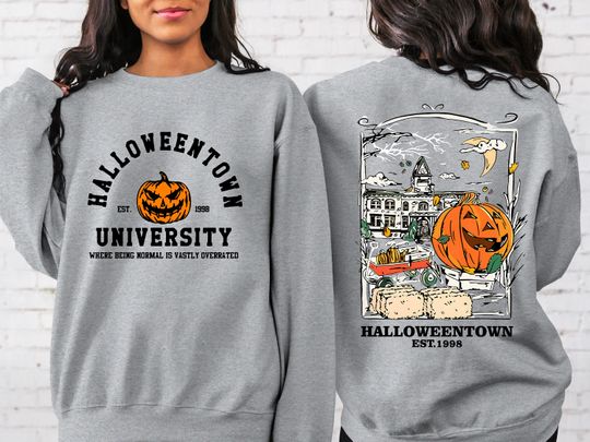 Halloweentown 1998 Back and Front Sweatshirt