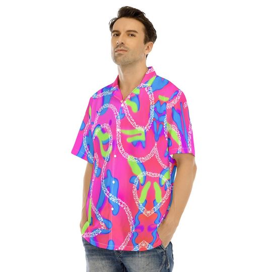 Malibu Print Men's Hawaiian Shirt