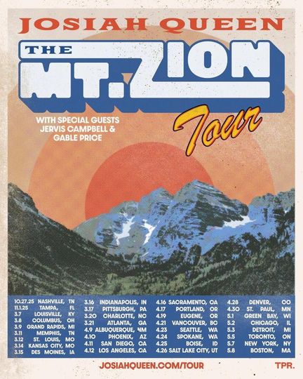 MT Zion Tour 2026 Vertical Poster