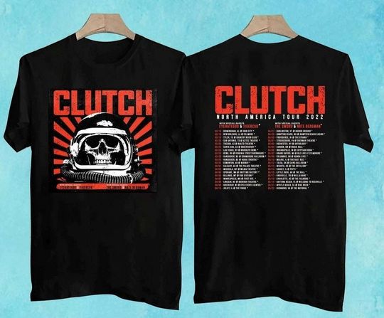 Clutch Spring Tour 2022 Double sided tshirt