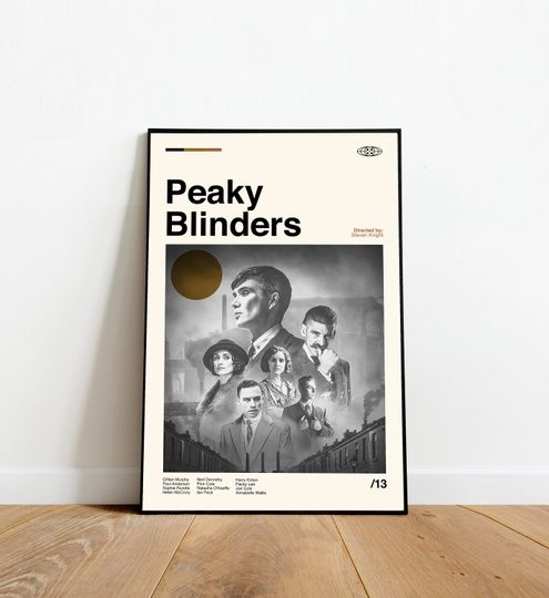 PEAKY BLINDERS Poster - Retro Movie Poster