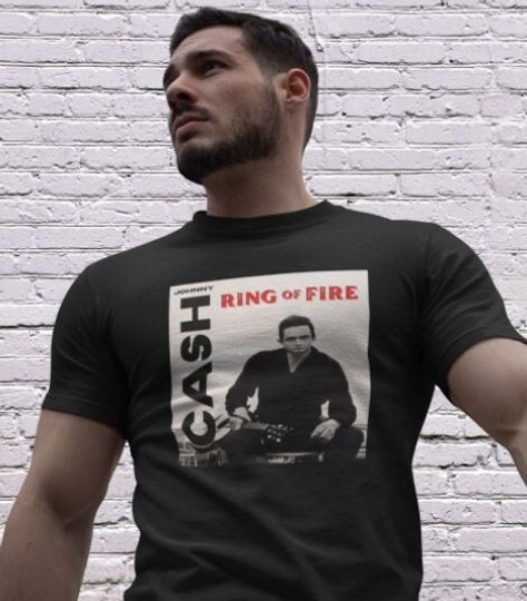 Johnny Cash Classic T-shirt | Retro Gift