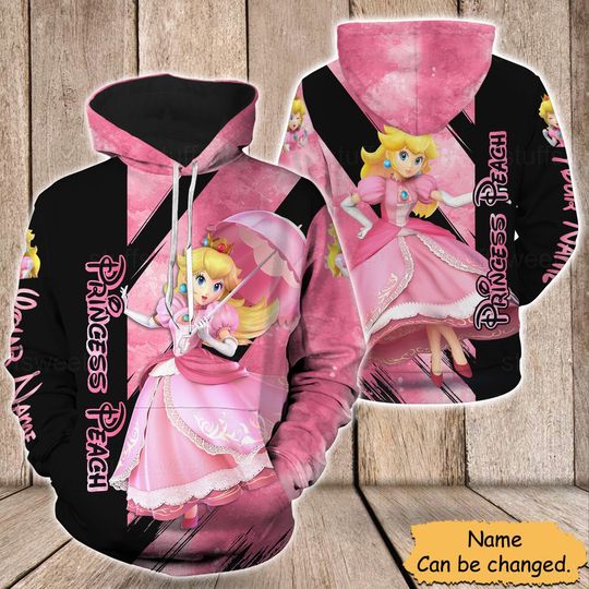 Princess Peach Hoodie, Princess Peach Hoodie, Gamer Hoodie