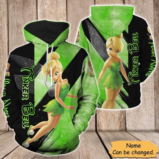 Tinker Bell Disney Hoodie, Disneyworld Hoodie, Disney Princess Hoodie