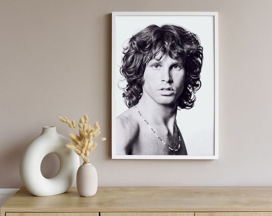 Jim Morrison Portrait - Vintage Photography Poster