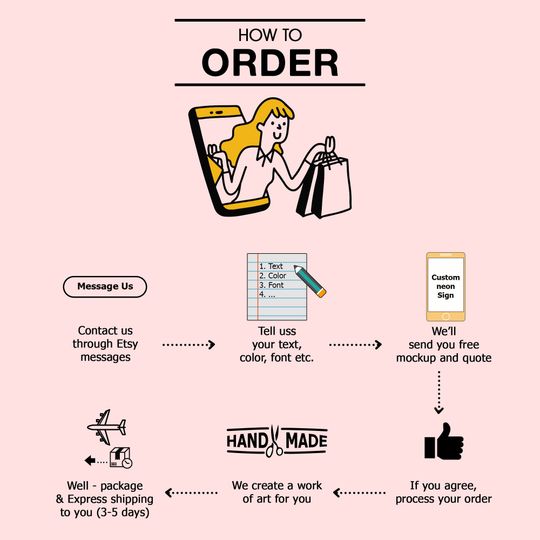 Custom 'Let's Get Spooky' Neon Sign - Halloween Decor