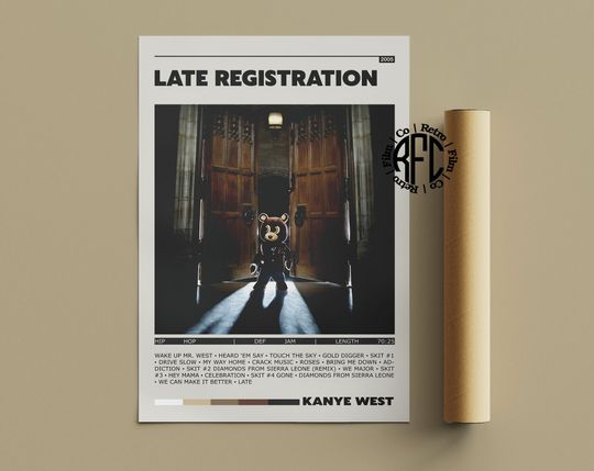 Kanye West Late Registration Poster Print | Kanye West Poster
