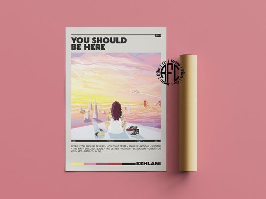 Kehlani You Should Be Here Poster