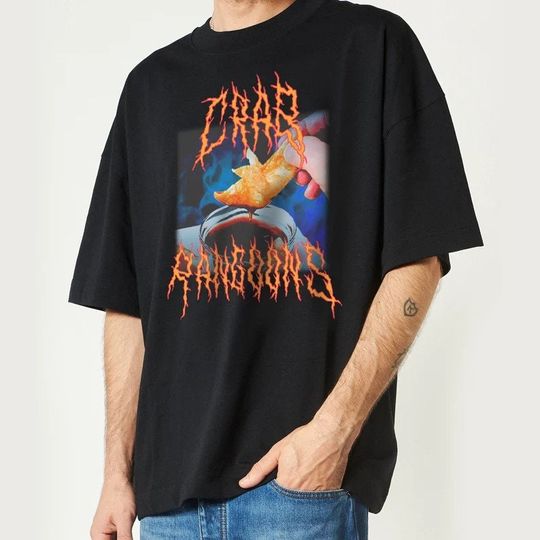 Crab Rangoon Heavy Metal T-shirt, Crab Rangoon vintage shirt